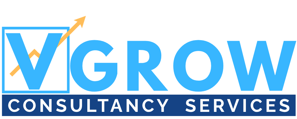 Vgrow consultancy services brand logo